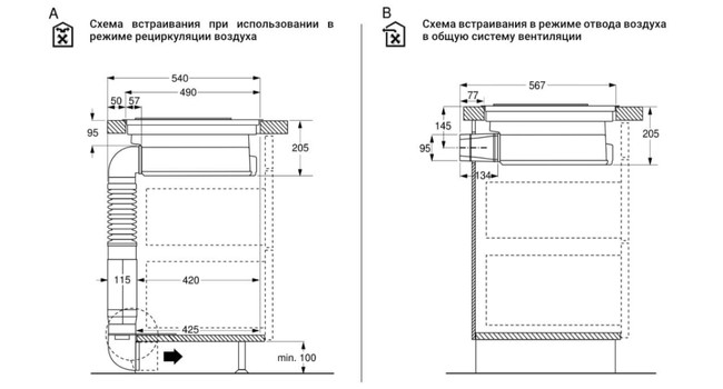 Neff hlawd23n0 схема встраивания